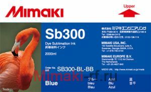 Текстильные чернила SB300 2000 мл Mimaki SB300-BL-BB-1 Blue