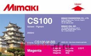 Сольвентные чернила CS100 2000 мл Mimaki CS100-M-BB-1 Magenta