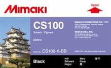 Сольвентные чернила CS100 2000 мл Mimaki CS100-K-BB-1 Black