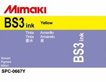 Сольвентные чернила BS3 600 мл Mimaki SPC-0667Y Yellow